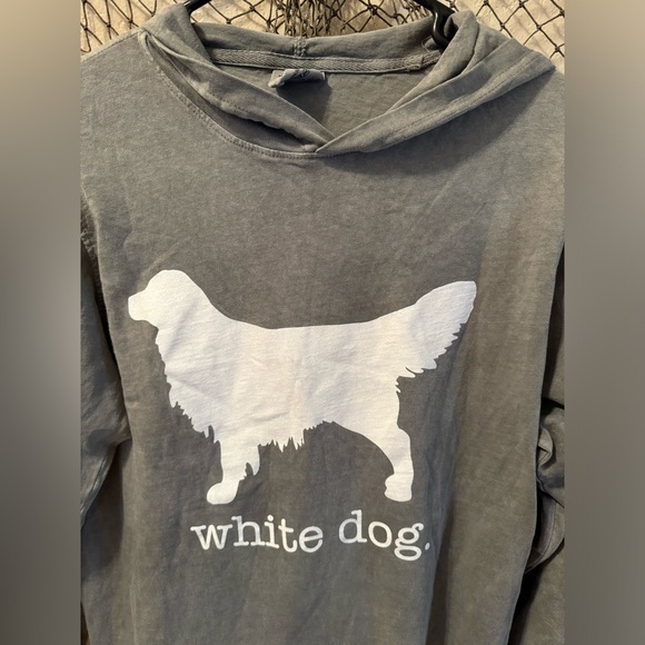 White Dog Battle Canine Cancer L/S Shirt - Picture 2 of 8